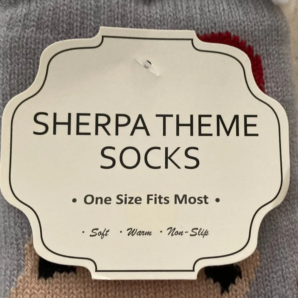 Cat Lady Socks - Sherpa Lined Adult Socks NWT